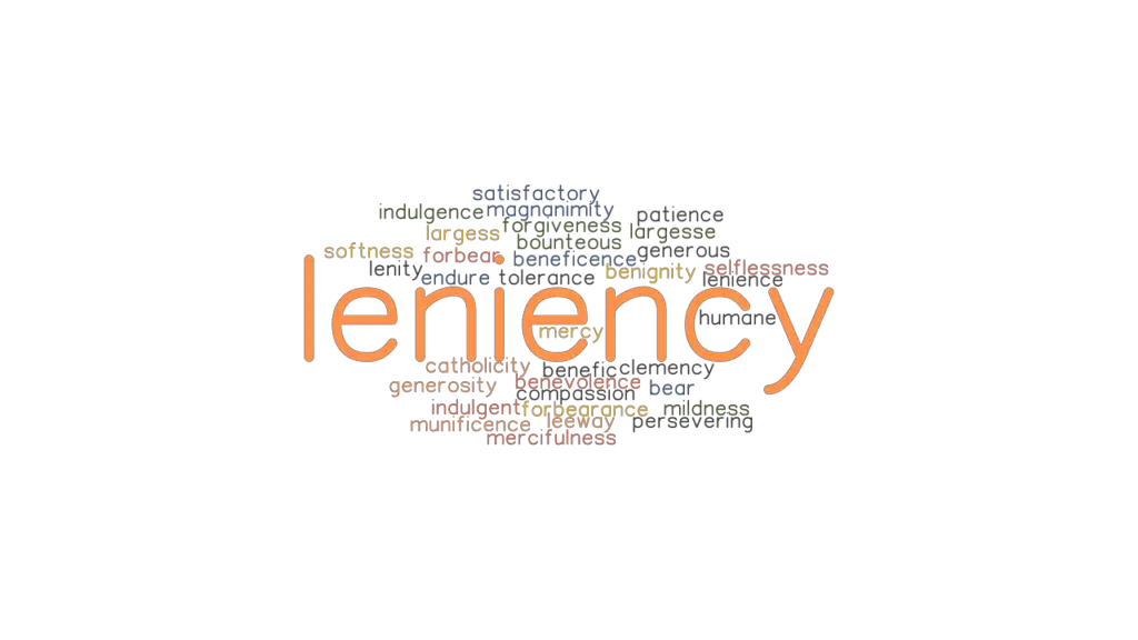leniency pattern of decisions synonym
