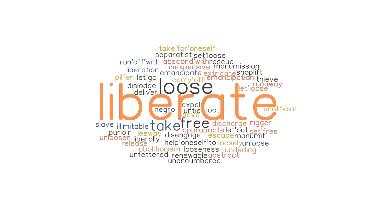 LIBERATE Synonyms And Related Words What Is Another Word For LIBERATE 