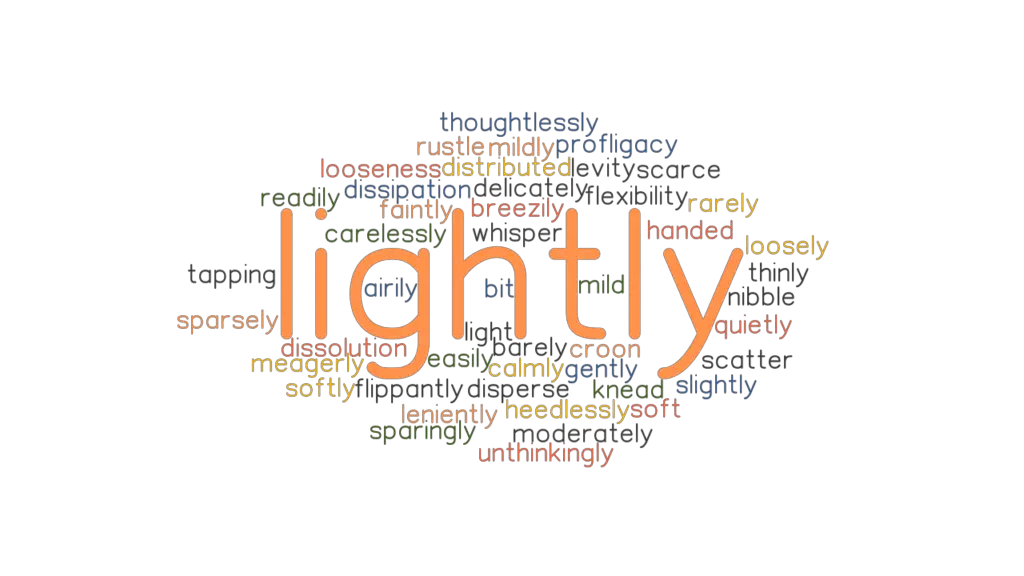 LIGHTLY: Synonyms and Related Words. What is Another Word for LIGHTLY ...
