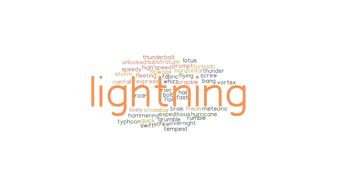 Esitellä 79+ imagen lightning related words