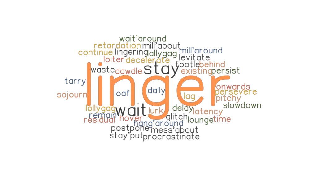 LINGER Synonyms And Related Words What Is Another Word For LINGER 