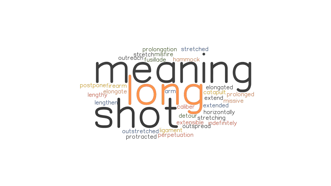 LONG SHOT MEANING Synonyms And Related Words What Is Another Word For 