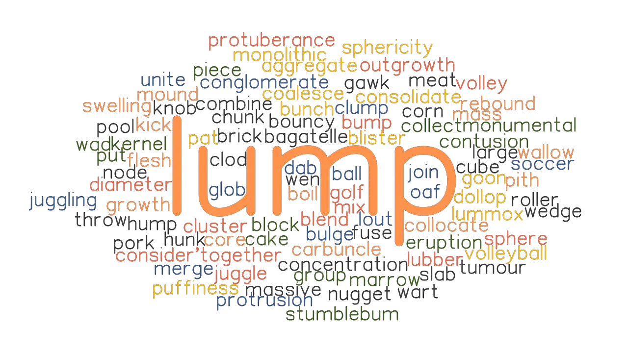 LUMP Synonyms And Related Words What Is Another Word For LUMP GrammarTOP