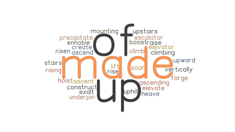 MADE UP OF Synonyms And Related Words What Is Another Word For MADE 