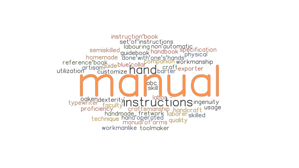 MANUAL Synonyms and Related Words. What is Another Word for MANUAL