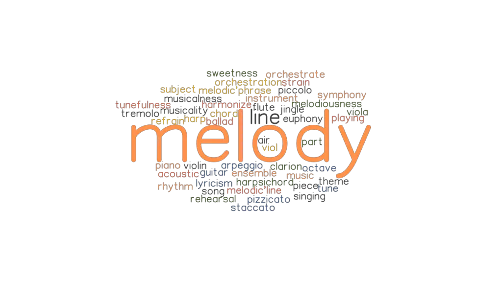 MELODY Synonyms And Related Words What Is Another Word For MELODY GrammarTOP