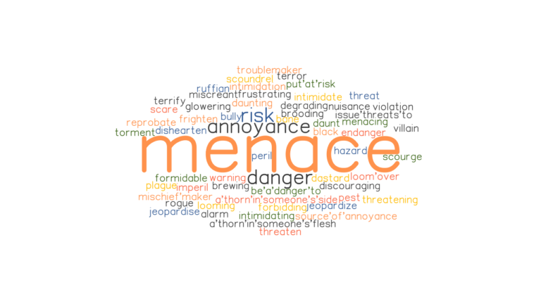 Another Word For Menace Meaning