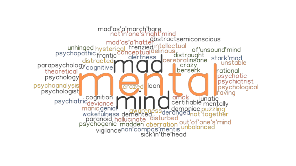 MENTAL Synonyms And Related Words What Is Another Word For MENTAL 