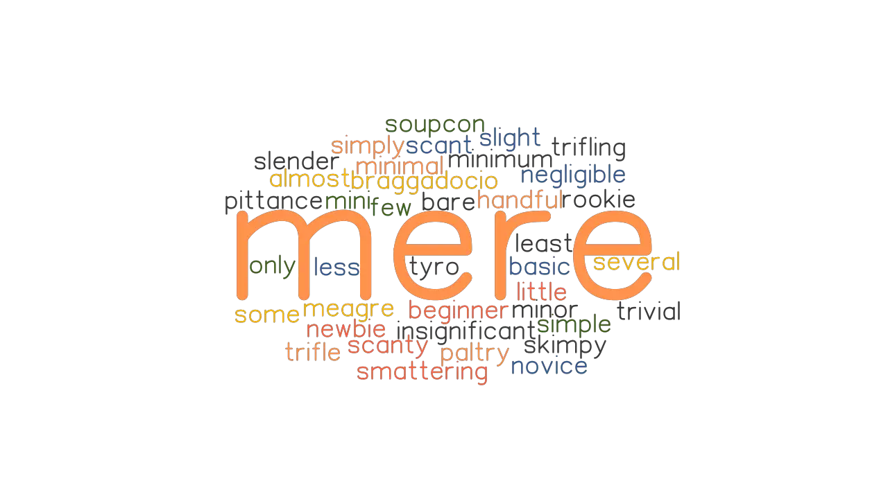 MERE Synonyms And Related Words What Is Another Word For MERE 