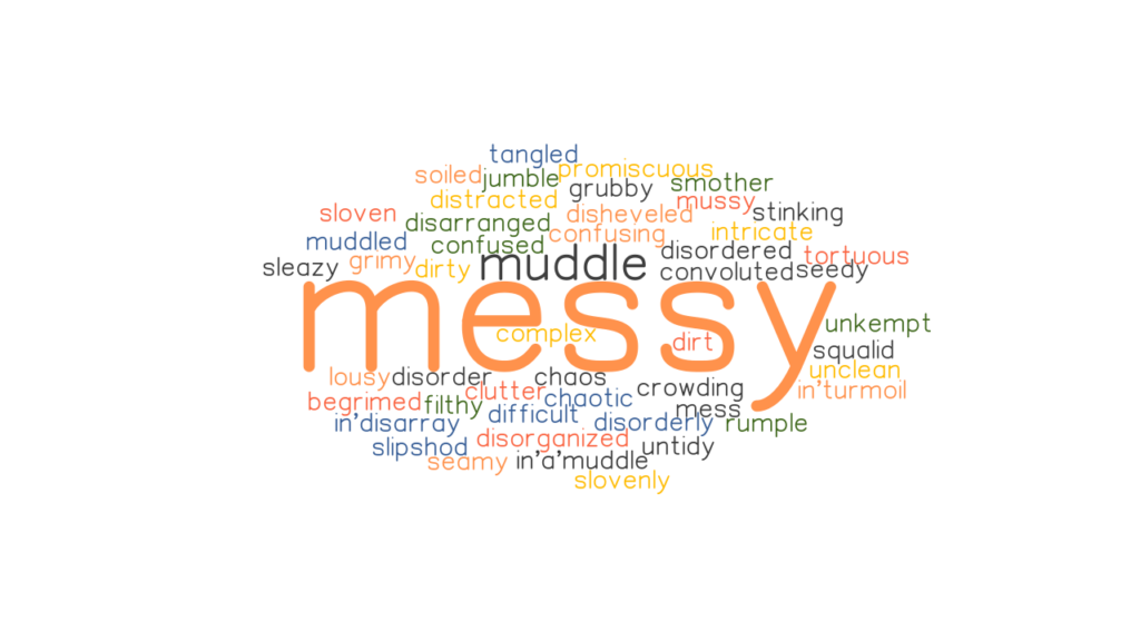 MESSY Synonyms And Related Words What Is Another Word For MESSY 