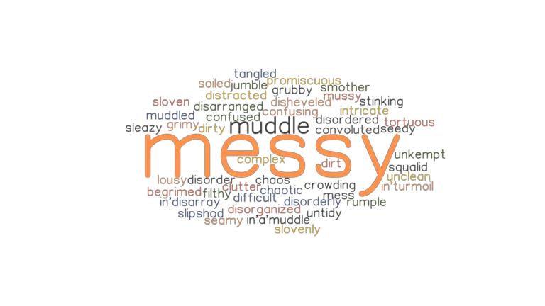 MESSY Synonyms And Related Words What Is Another Word For MESSY 