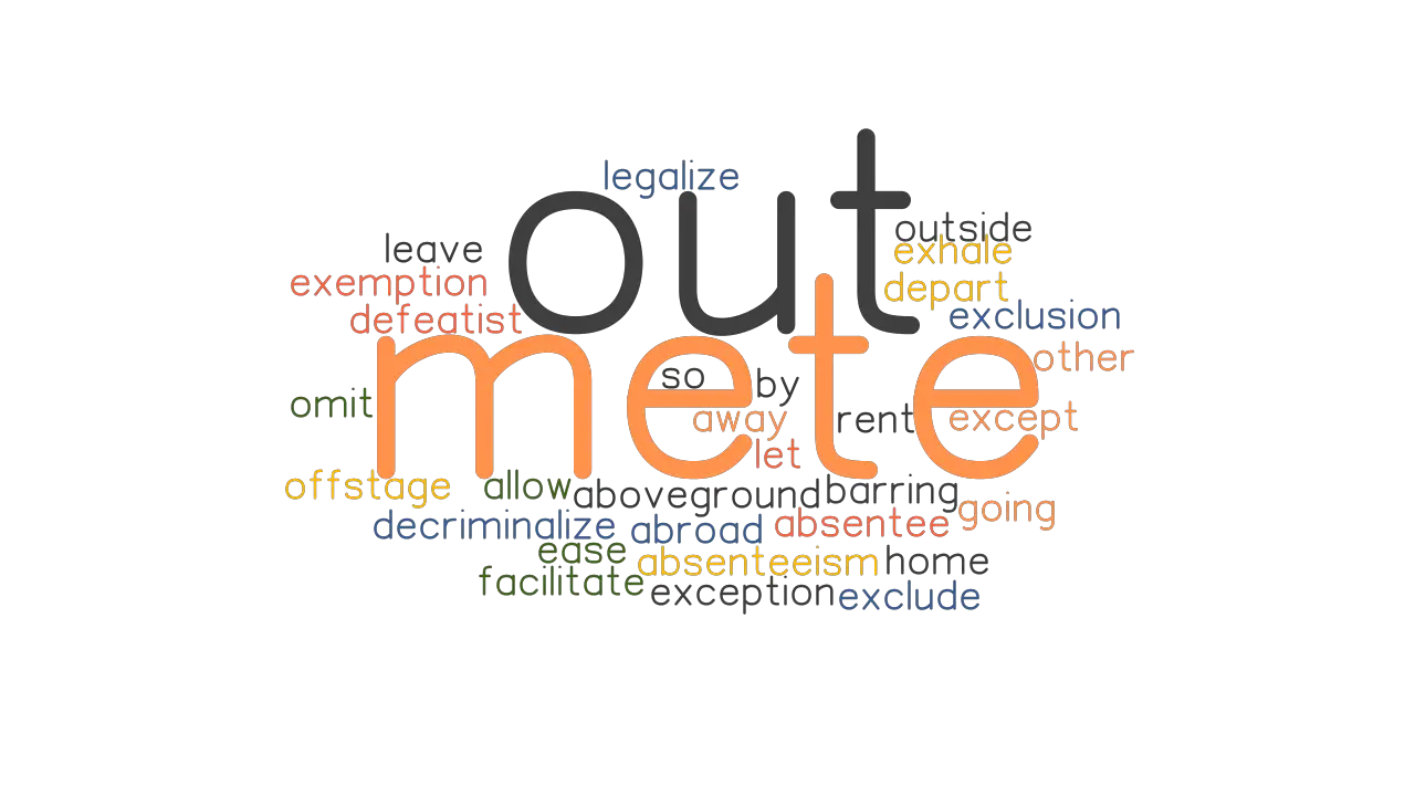 Mete Out Synonyms And Related Words What Is Another Word For Mete Out Grammartop Com
