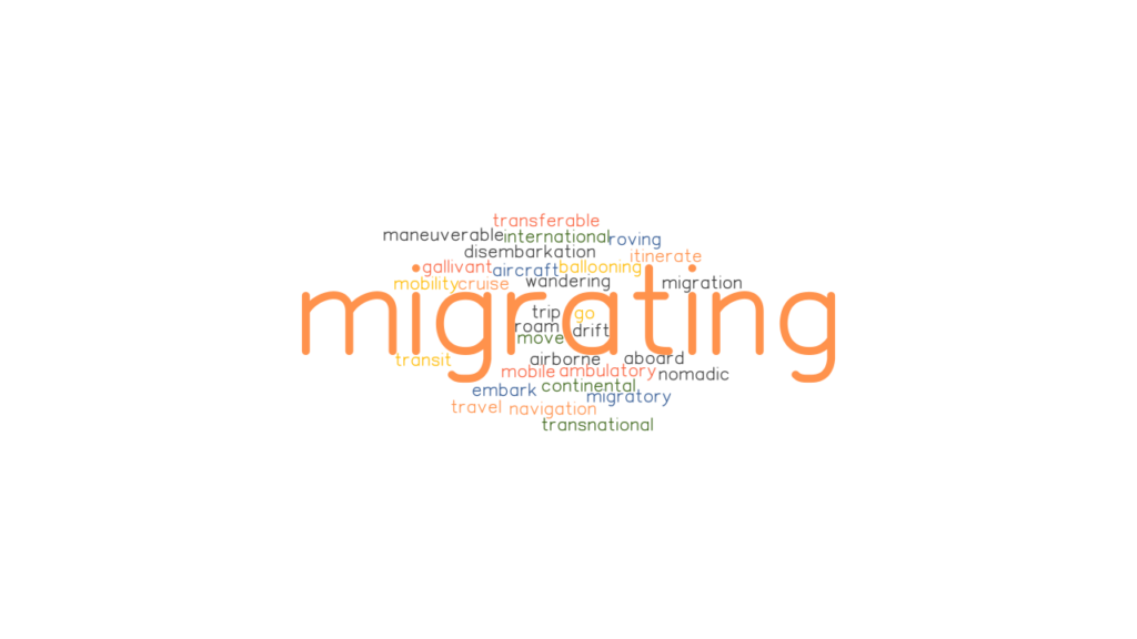 What Is A Word For Migrating