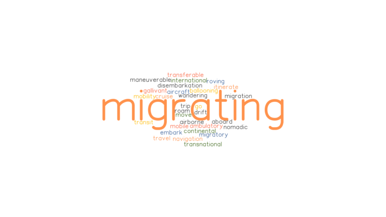 wandering migratory synonyms