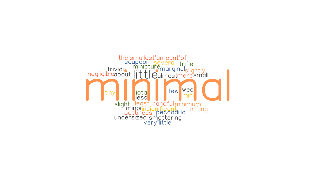 MINIMAL Synonyms And Related Words What Is Another Word For MINIMAL 