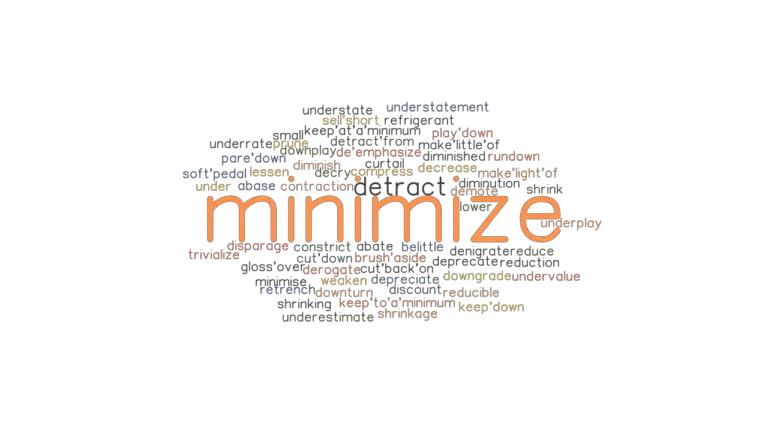 What Is The Synonym For Minimize