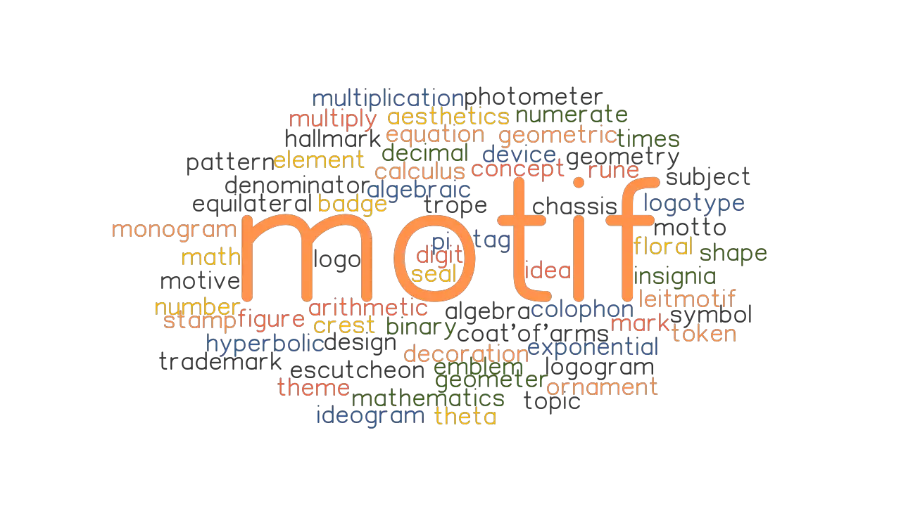 Motif: Synonyms And Related Words. What Is Another Word For Motif? -  Grammartop.Com