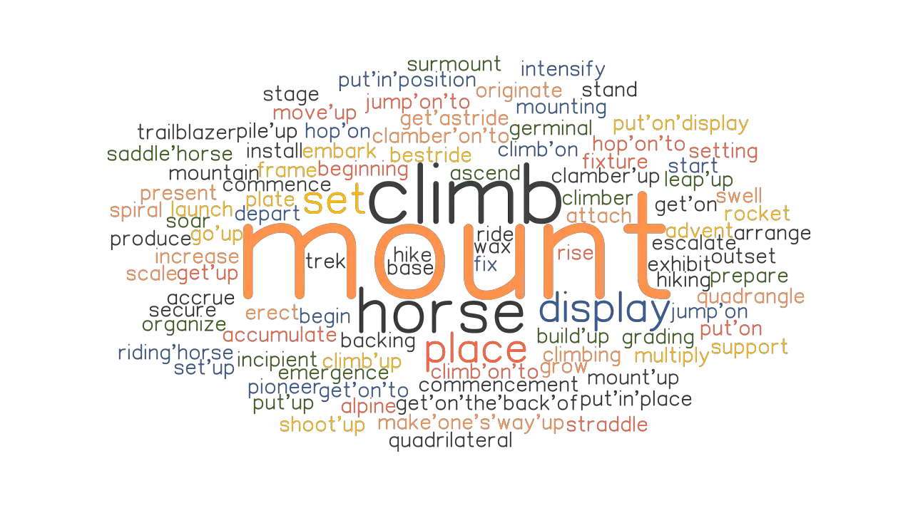 mount-synonyms-and-related-words-what-is-another-word-for-mount