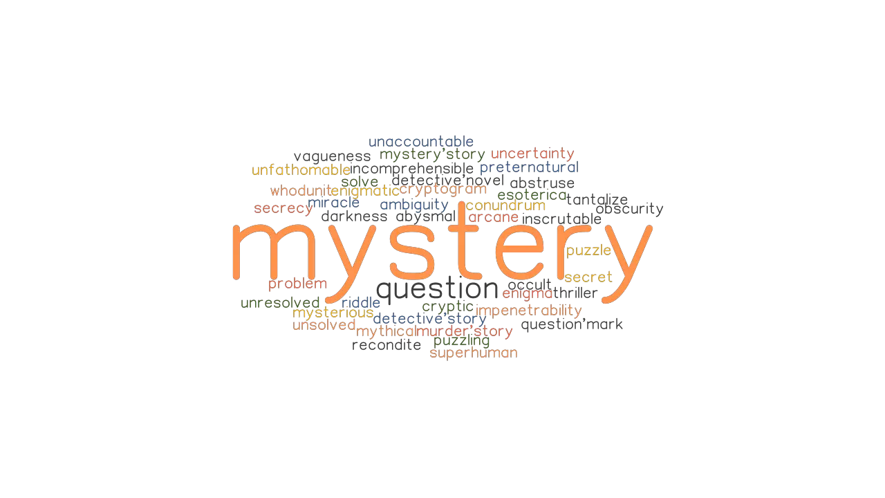 MYSTERY: Synonyms and Related Words. is for MYSTERY? - GrammarTOP.com