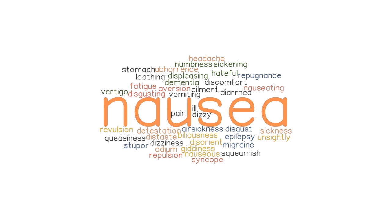 NAUSEA Synonyms And Related Words What Is Another Word For NAUSEA 