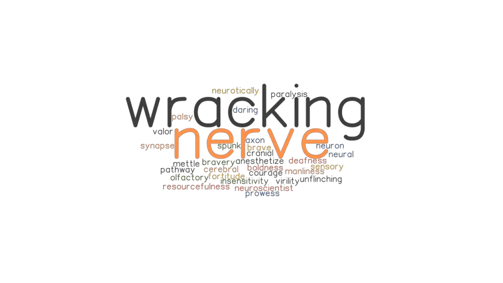 NERVE WRACKING Synonyms And Related Words What Is Another Word For 