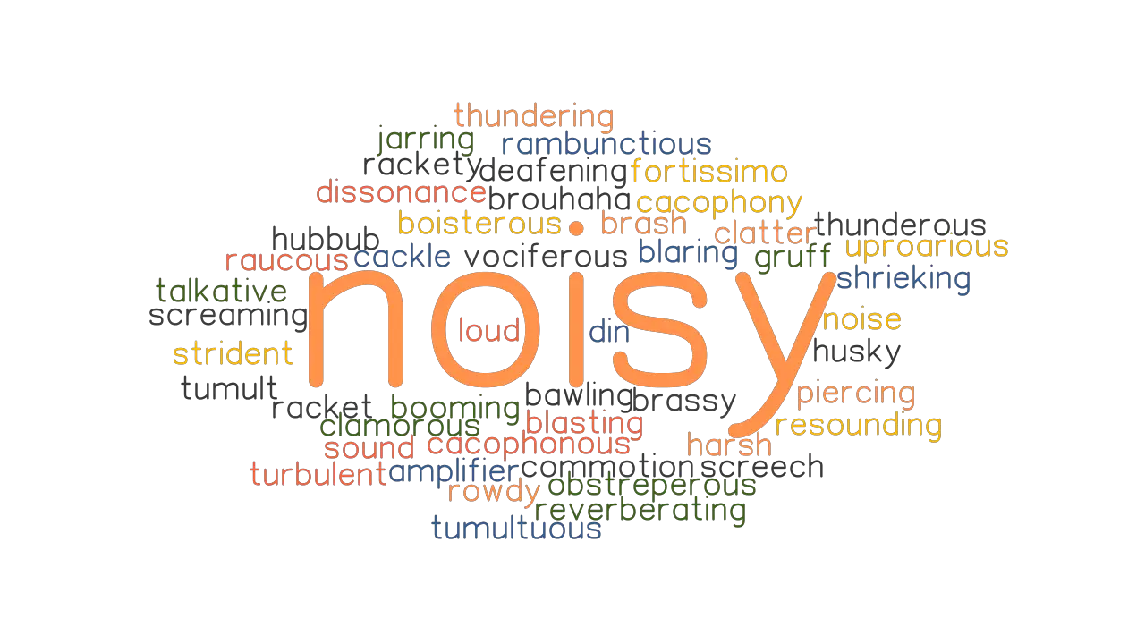 NOISY Synonyms And Related Words What Is Another Word For NOISY GrammarTOP