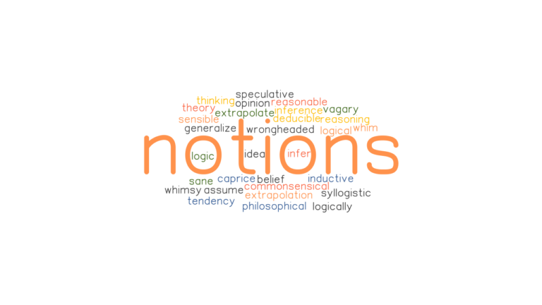 notion synonym words