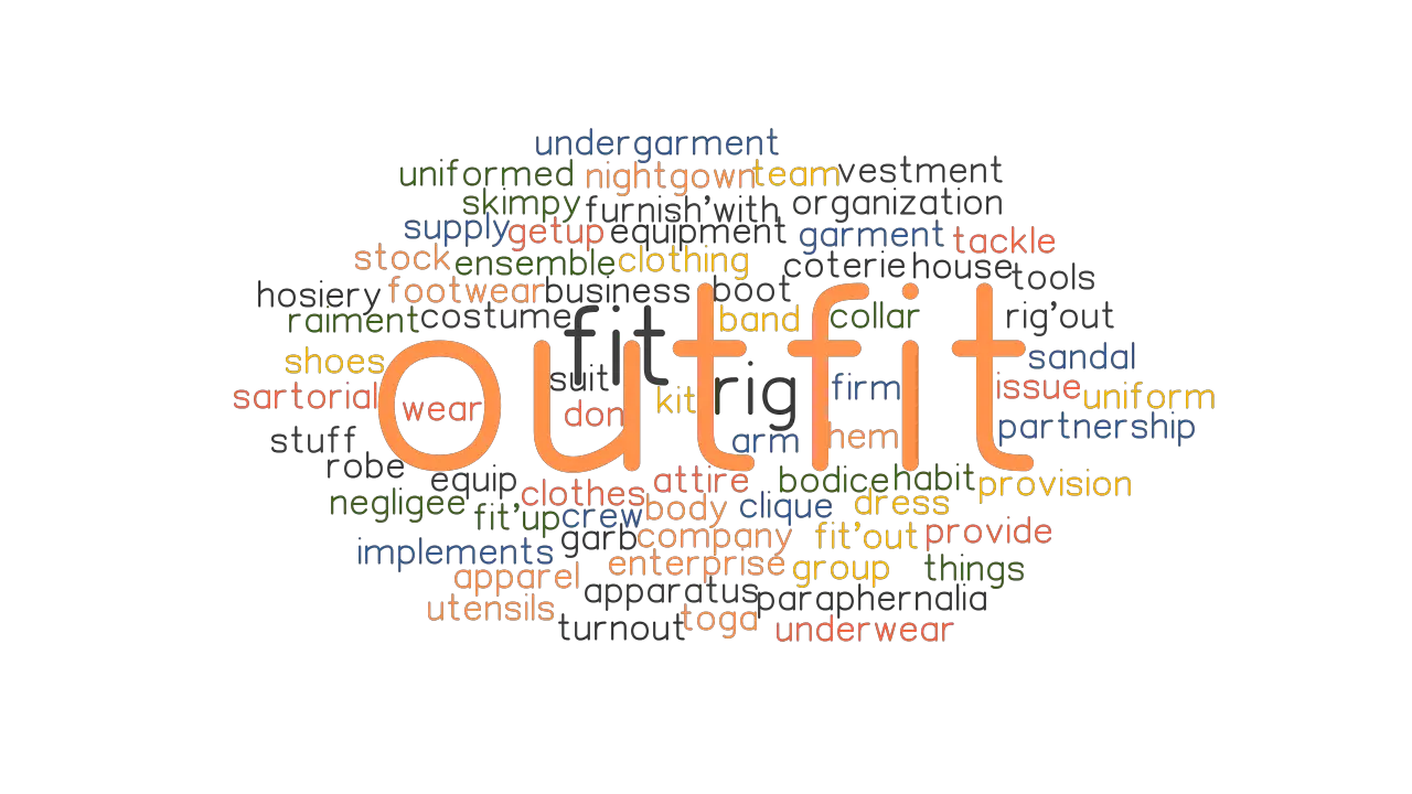 OUTFIT: Synonyms and Related Words. What is Another Word for OUTFIT ...