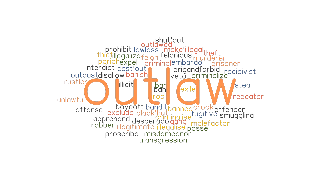 Outlaw Synonyms And Related Words What Is Another Word For Outlaw Grammartop Com