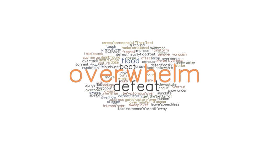 OVERWHELM Synonyms And Related Words What Is Another Word For 