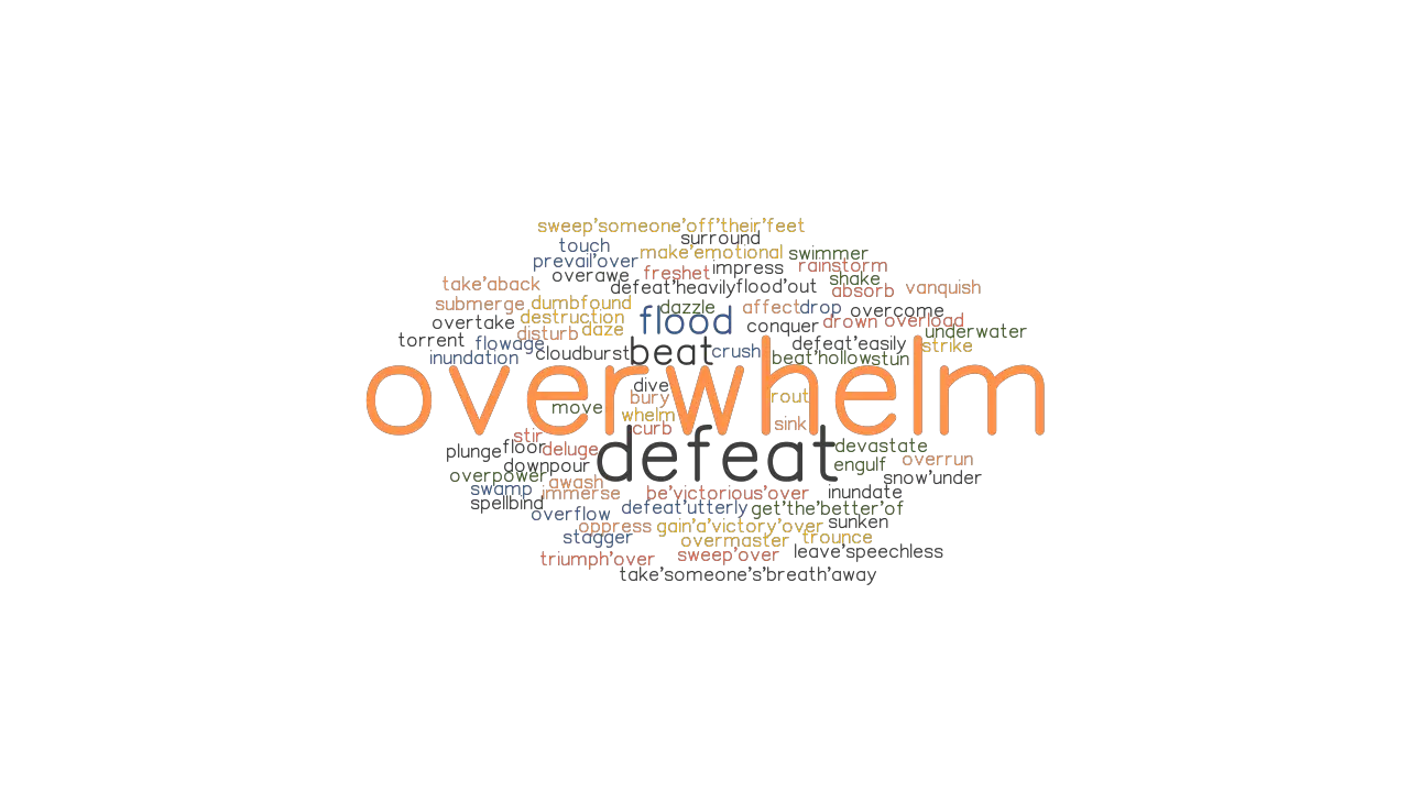 OVERWHELM Synonyms And Related Words What Is Another Word For 