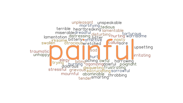 Best Synonym For Painful