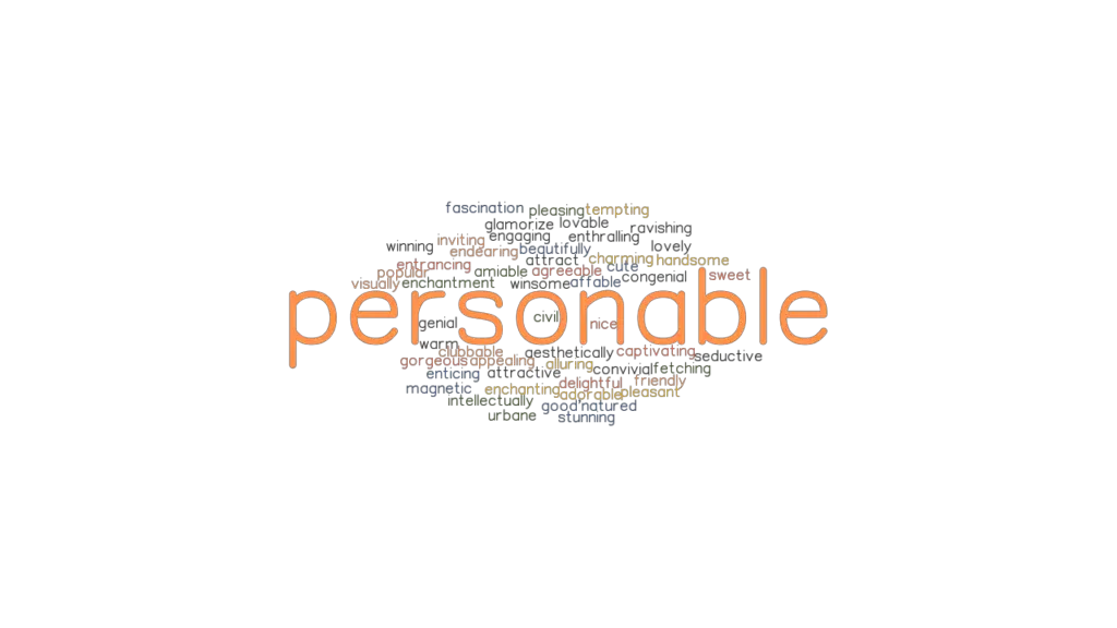 PERSONABLE Synonyms And Related Words What Is Another Word For 