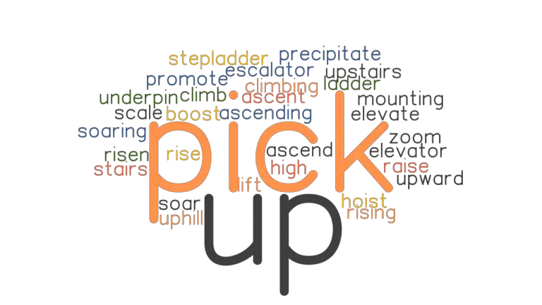 PICK UP Synonyms And Related Words What Is Another Word For PICK UP 