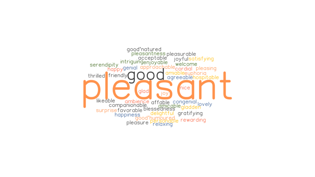 PLEASANT Synonyms And Related Words What Is Another Word For PLEASANT 