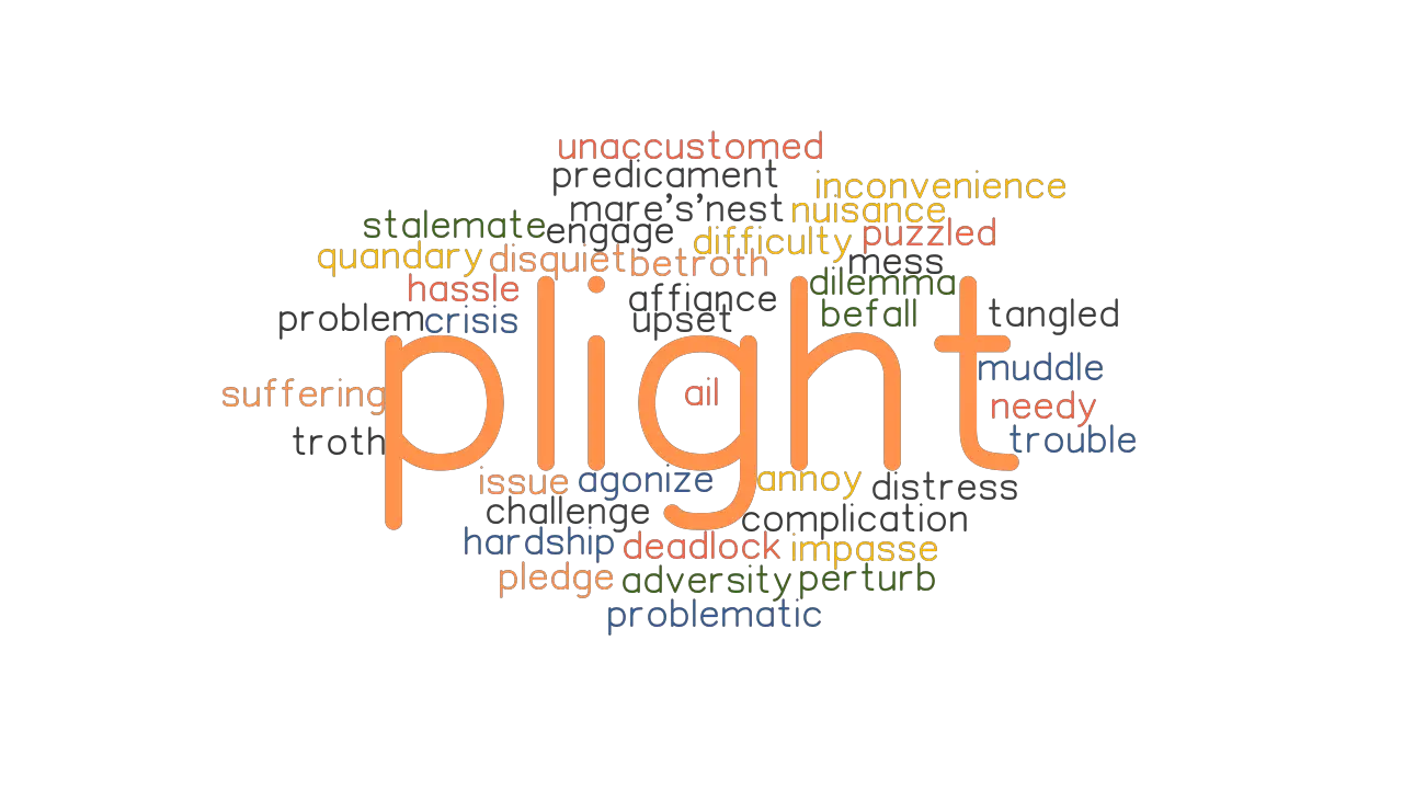 PLIGHT Synonyms And Related Words What Is Another Word For PLIGHT 