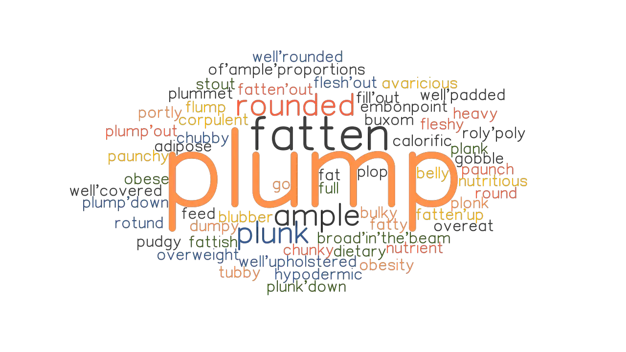 PLUMP Synonyms And Related Words What Is Another Word For PLUMP 