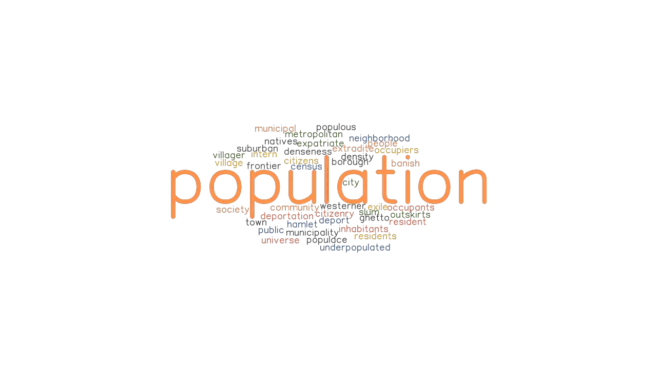 POPULATION Synonyms And Related Words What Is Another Word For 