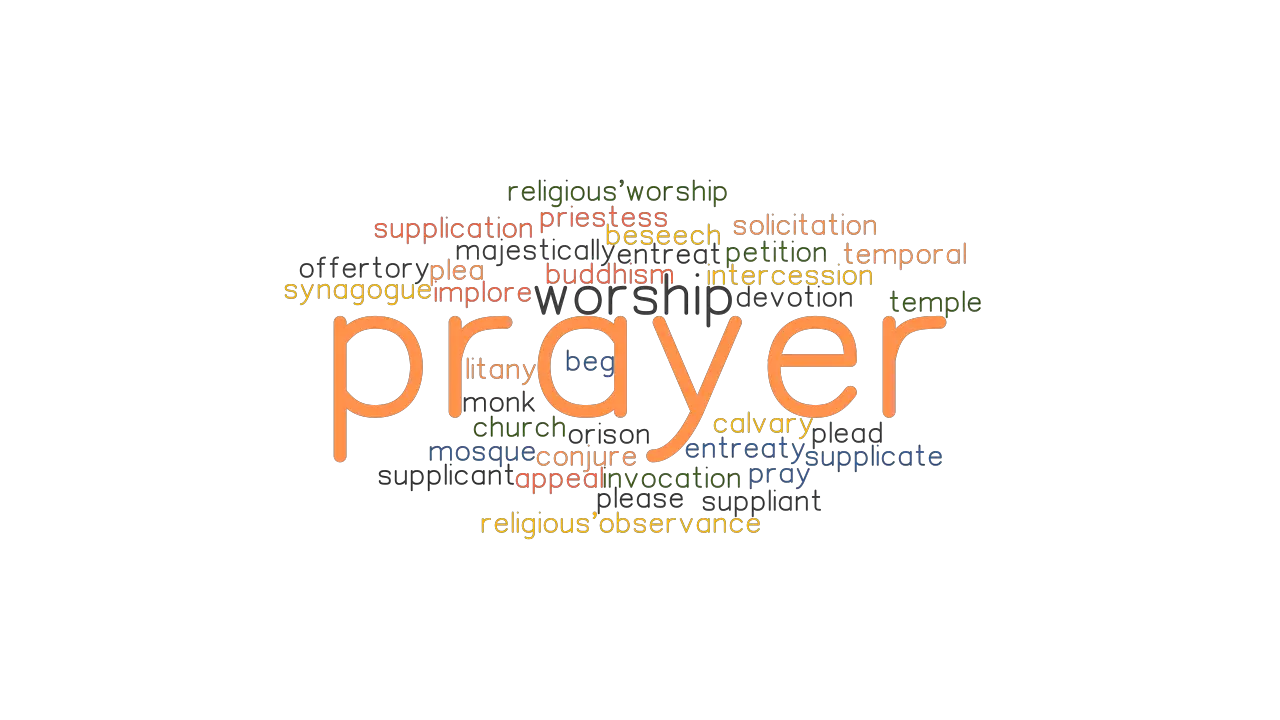 Prayer Synonyms And Related Words What Is Another Word For Prayer Grammartop Com