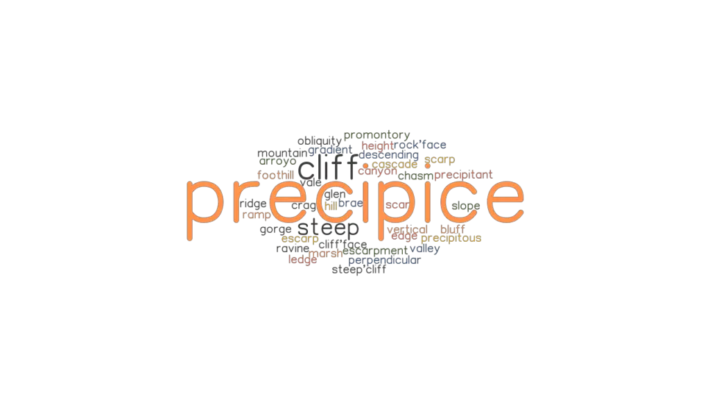 PRECIPICE: Synonyms And Related Words. What Is Another Word For ...