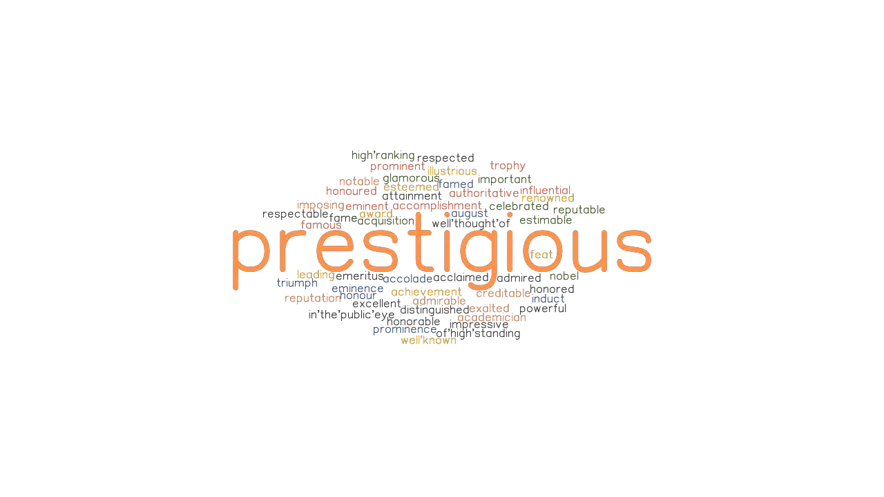 Prestigious Synonyms And Related Words What Is Another Word For Prestigious Grammartop Com