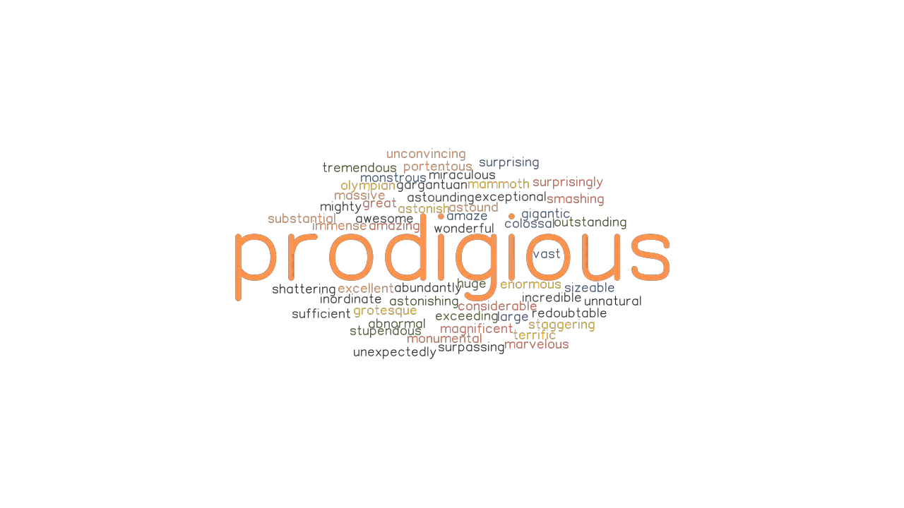 PRODIGIOUS Synonyms and Related Words. What is Another