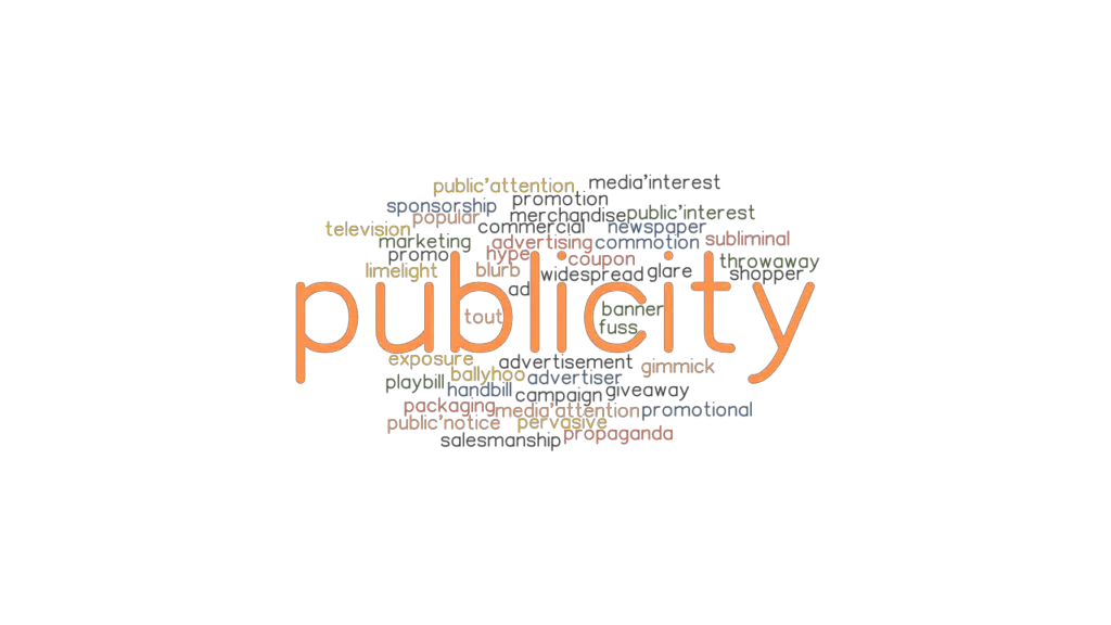 PUBLICITY Synonyms and Related Words. What is Another Word for