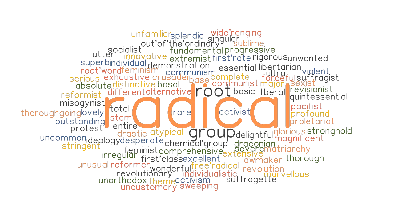 RADICAL Synonyms And Related Words What Is Another Word For RADICAL 