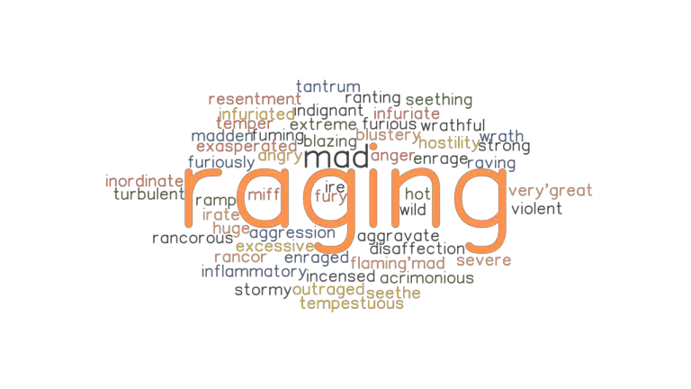 RAGING: Synonyms and Related Words. What is Another Word for RAGING ...