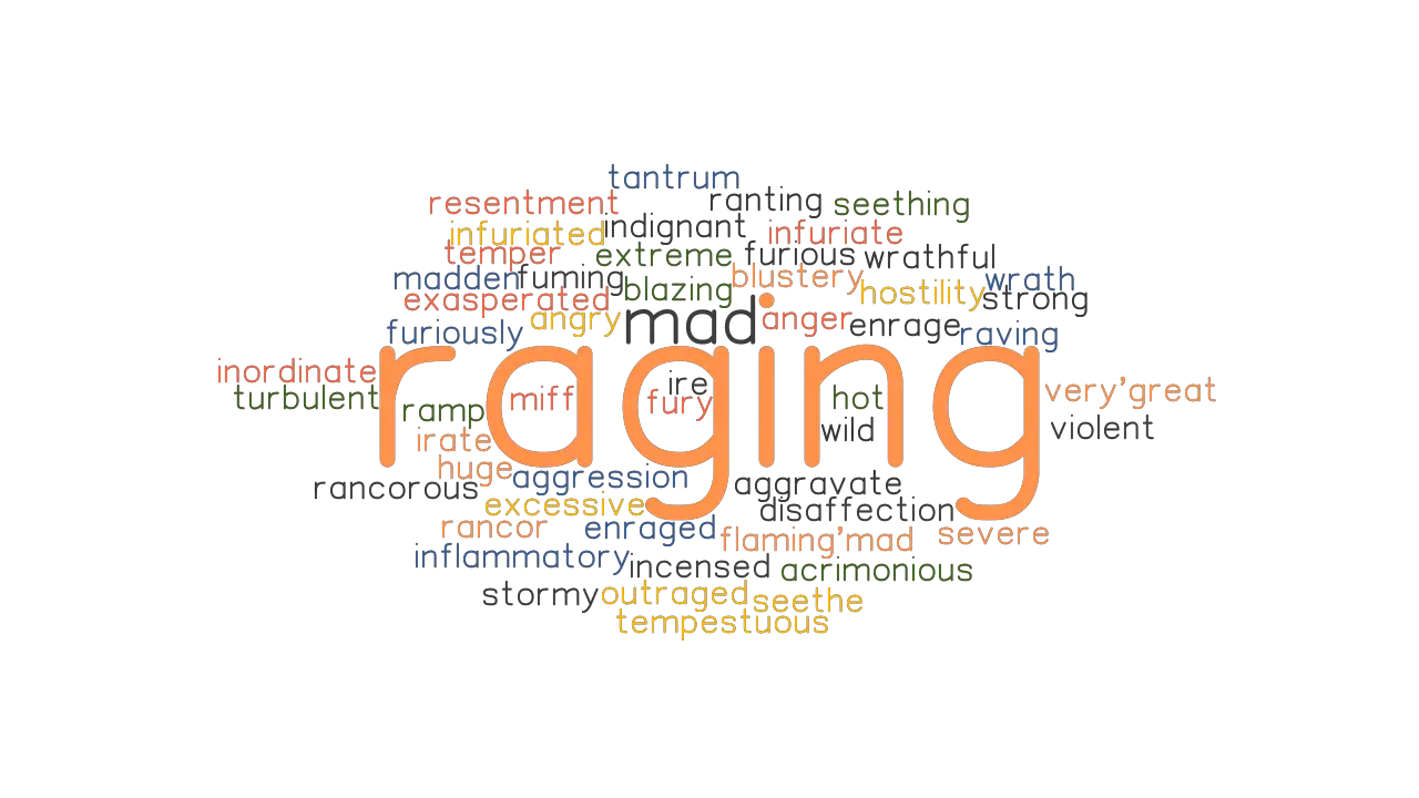 RAGING Synonyms And Related Words What Is Another Word For RAGING 