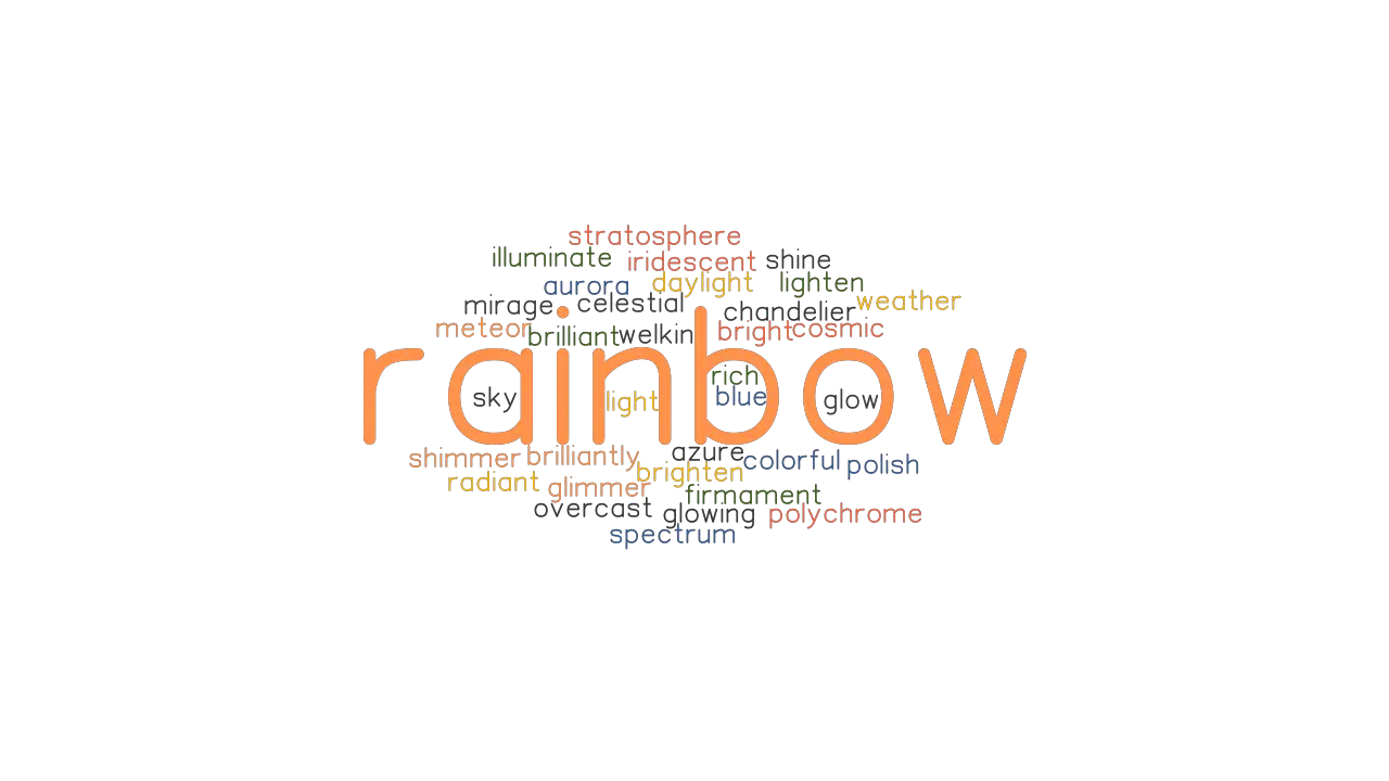 RAINBOW Synonyms And Related Words What Is Another Word For RAINBOW 