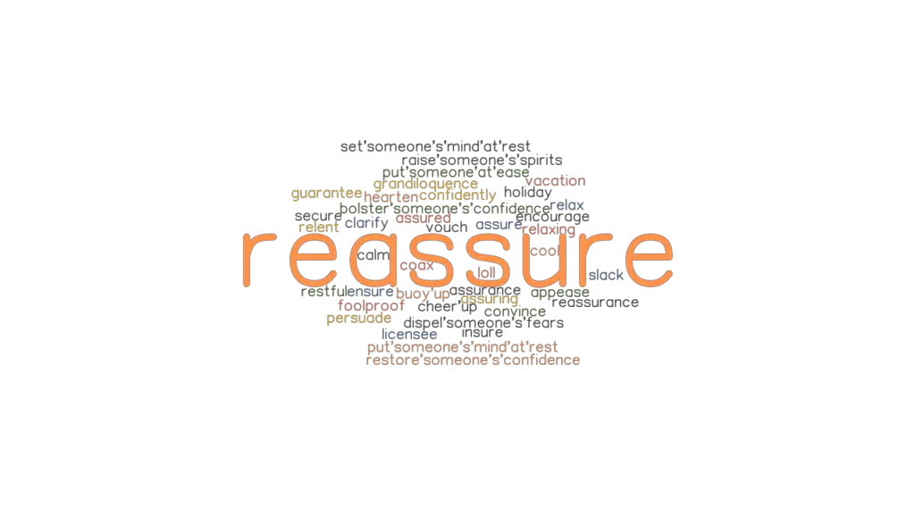 What Is Another Word For Reassured