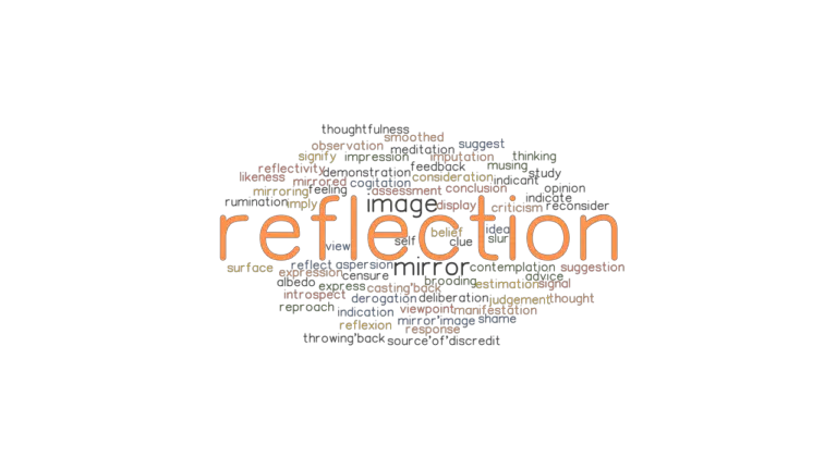 REFLECTION: Synonyms And Related Words. What Is Another Word For ...