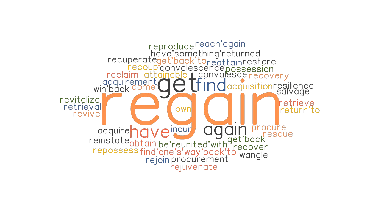 REGAIN Synonyms And Related Words What Is Another Word For REGAIN 